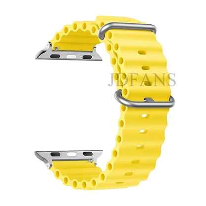 Strap For Apple watch ultra band 49mm 44mm 45mm 41mm 40mm 38mm 44 45 mm 1:1 Original Ocean belt iWatch series 9 10 8 7 se bands