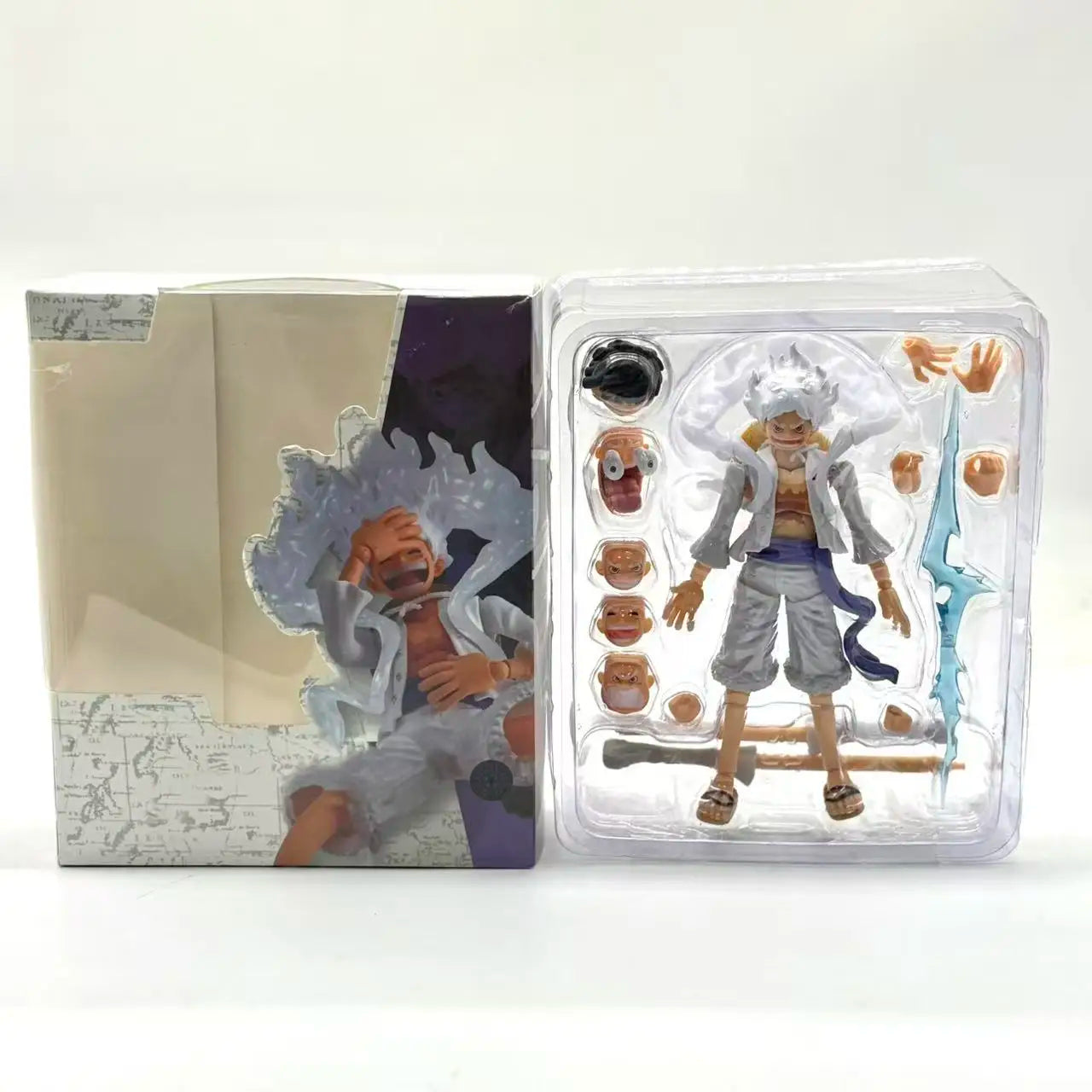 In Stock Bandai S.H.Figuarts SHF ONE PIECE MONKEY.D.LUFFY GEAR5 Model Kit Action Figures Model Toy Gift for Children