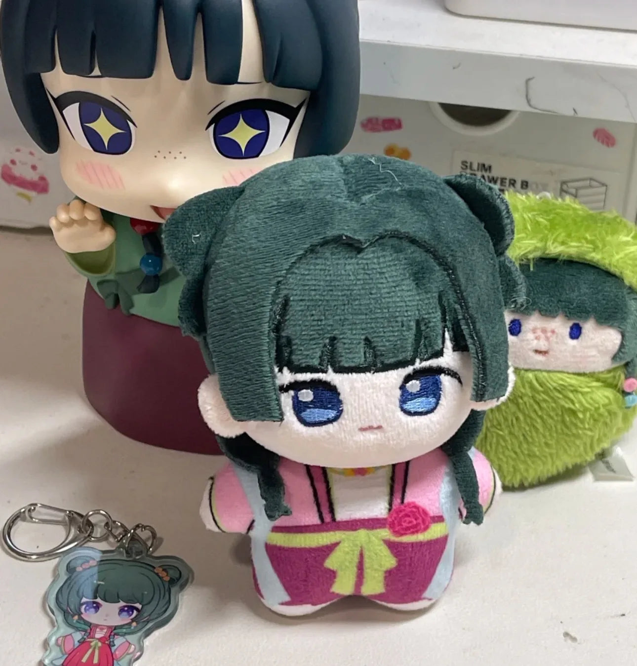 Anime Maomao Apothecary Plush Toy Soft Cotton Doll Maomao Keychain Backpack Pendant Maomao Cosplay Jinshi Figure Doll Toys Gifts