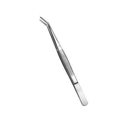 1/5pcs Stainless Steel Nail Art Nippers Tweezers Rhinestones Crystal Sequins Glitter Picking Up Cotton Cleaner Tools Manicure