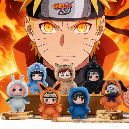 New EAKI Naruto Blind Box Shippuden Party Series Uzumaki Stuffed Shippuden Plush Figure Ornament Toy Collection Gift forChildren