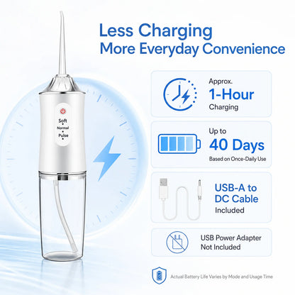 Powerful Water Oral Irrigation Irrigator Jet Ultrasound Air Ipx7 Waterproof Mouthwash Machines Dental Floss Flosser Irigator