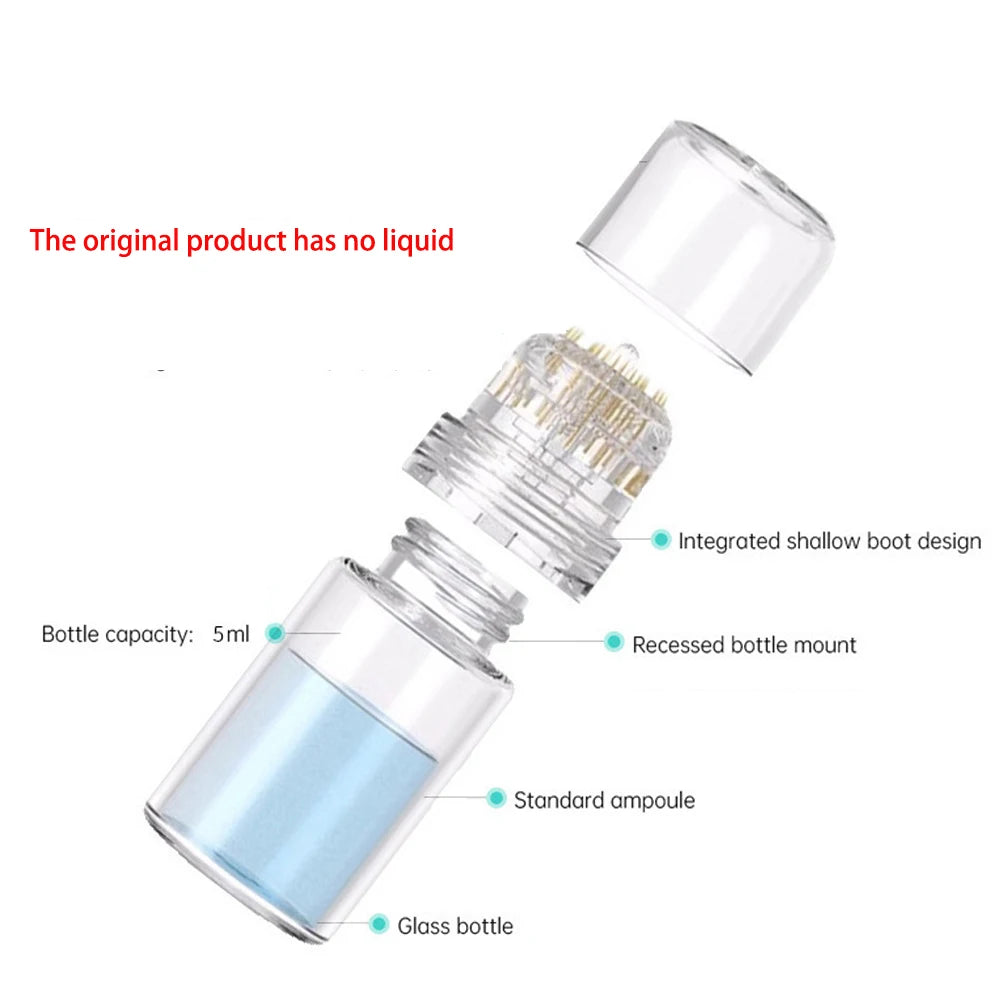 20Needle Derma Stamp Microneedling Personal Skin Reusable Derma Stamp Micro Needle Home Use For Face Beauty Care 0.25mm
