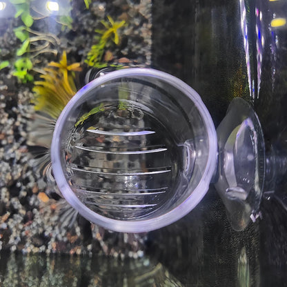 1pc Aquarium Decorations Plant Cup Pot Acrylic Aquatic Plant Cup with Suction Holder Planting Cylinder Cup Aquarium accessories