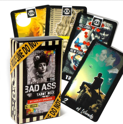 The Bad Ass Tarot Deck 78 Cards Deck Fortune Telling Game Divination Tools For Beginners