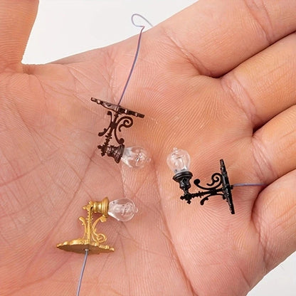 1Pc Model Wall Lamp Moss Micro Landscape Decoration Lamp Architectural Sand Table Model Wall Lamp Material