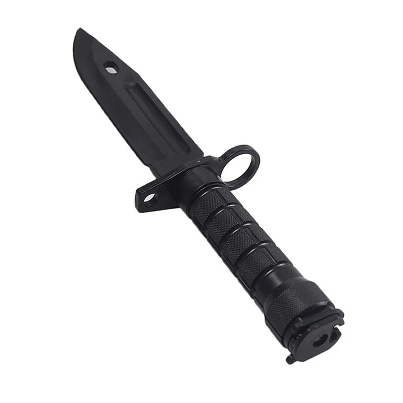 M9 Model Tactical Rubber Knife CS Game Training Outdoor Multi Tool Plastic Bayonet Army Fan Collect Gift Toy