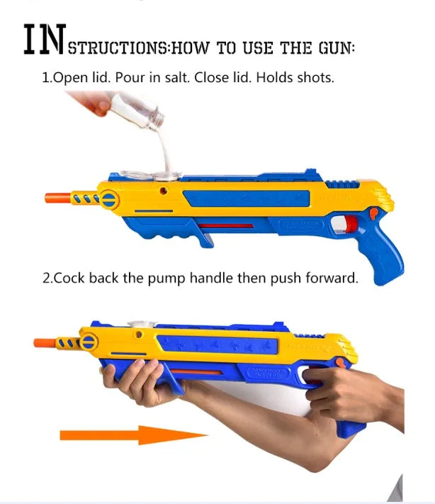 New Edition Children's Fly and Mosquito Gun Gift Salt Gun Shot Gun Adult Toy Gun Mosquito and Fly Eliminating Gun 3.0