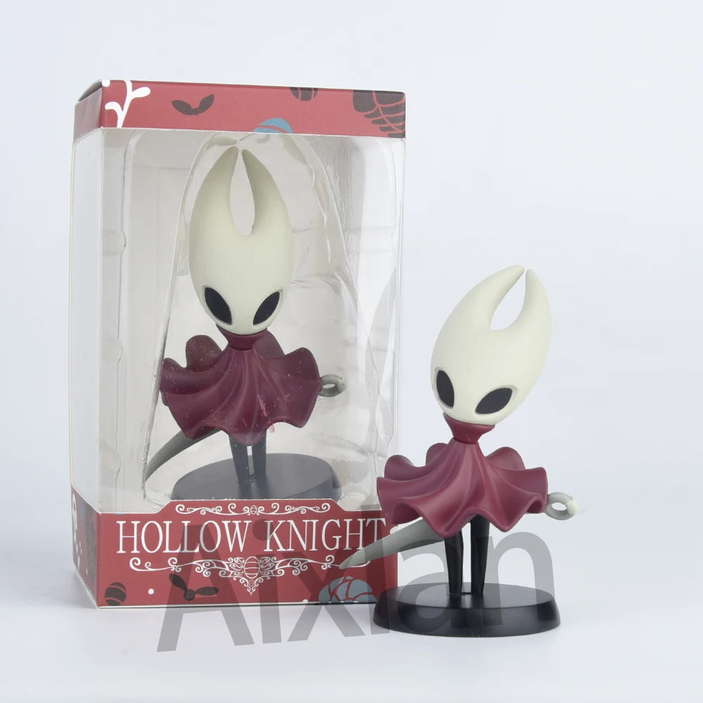 Aixlan 4PCS Set Hollow Knight Figure Hornet 6-9cm Cute Edition Hollow Knight PVC Action Figure Amine Collectible Figurine