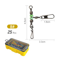 No.8-Yellow-25Pcs