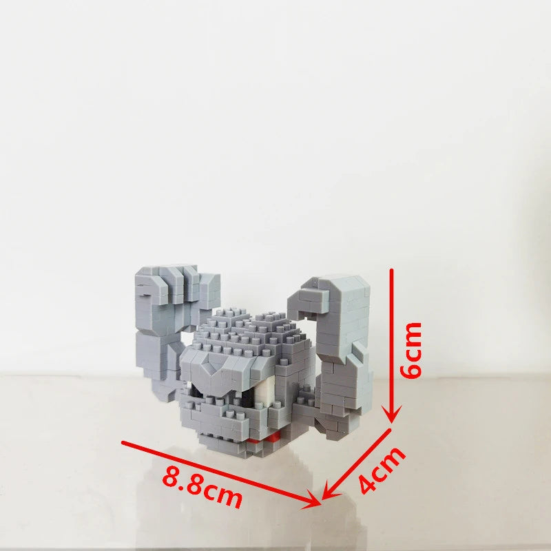 75 Style Building Blocks Assembly Anime Picachu Charizard Doll Blastoise Bulbasaur Gengar Bricks Figures Toy for Kid Gift