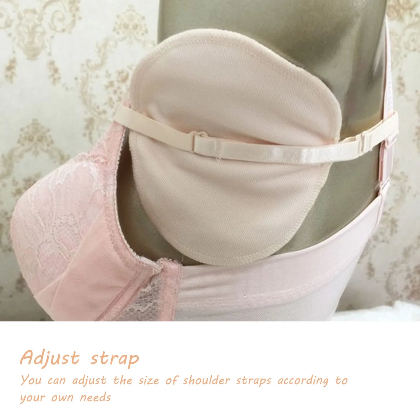 1Pair Underarm Sweat Pad Reusable Dress Clothing Absorb Armpit Sweat Perspiration Pads Absorbent Deodorant Pad For Woman Men