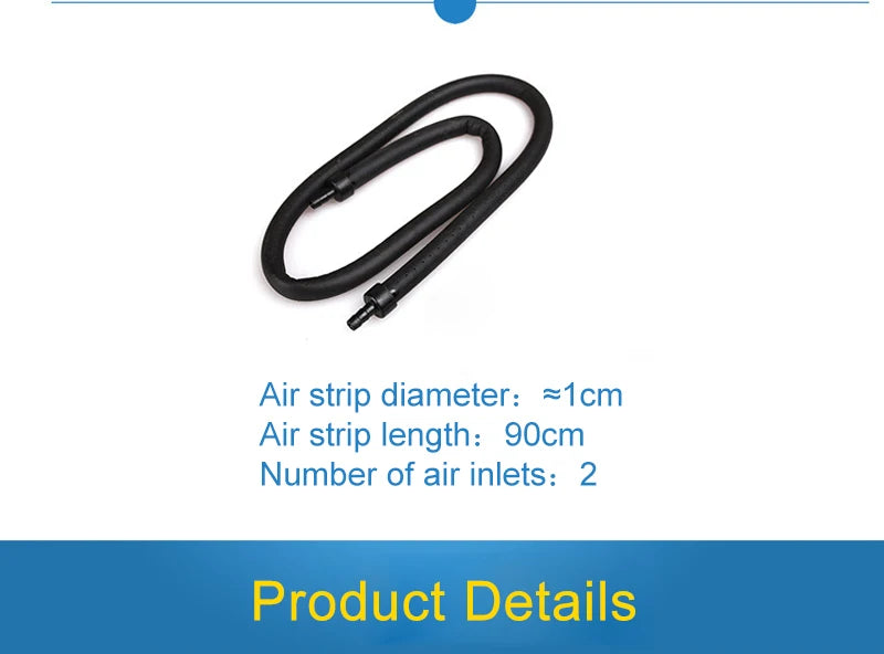 Aquarium Air Pump Oxygen Air Bubble Tube Aerator for Fish Tank Waterscape Bendable Air Stone Pipe Strip Diffuser Accessories