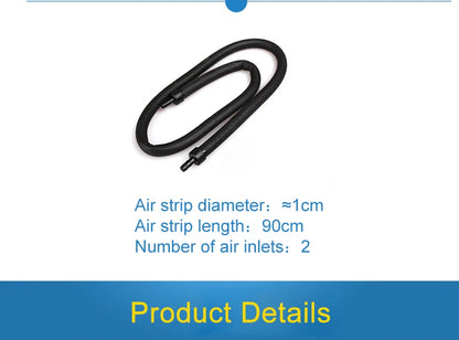 Aquarium Air Pump Oxygen Air Bubble Tube Aerator for Fish Tank Waterscape Bendable Air Stone Pipe Strip Diffuser Accessories