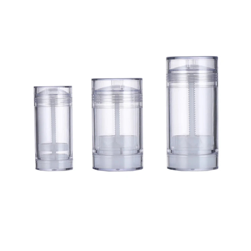 15/30/50/75g Deodorant Tube Handmade Round Twist Up Bottom Filling Empty Blush Stick Filling Stick Deodorant Container Travel