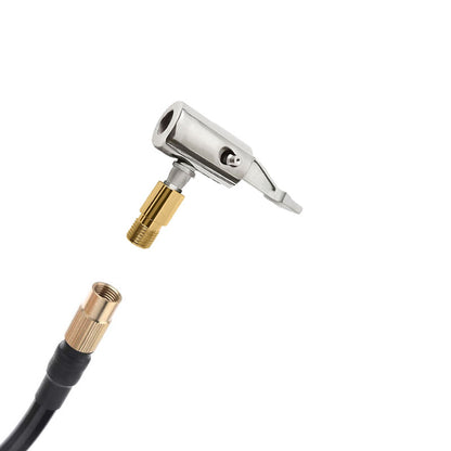 1 Pcs Portable Inflatable Pump for Car Tire Air Chuck Compressor Tire Inflator Tire Chuck with Barb Connector for Hose Repair