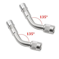 2pcs Silver-135