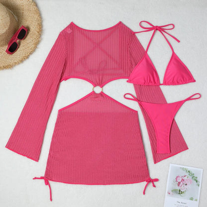2026 Sexy Bikinis Female Swimsuits Women's Three-Piece Swimwear Beach Swim Wear Bathing Suits Brazilian Bikini Set Pool Bather