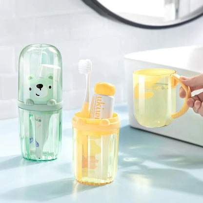 Kids Travel Foldable Cup, Portable Oral Care Accessory for Brushing On-the-Go
