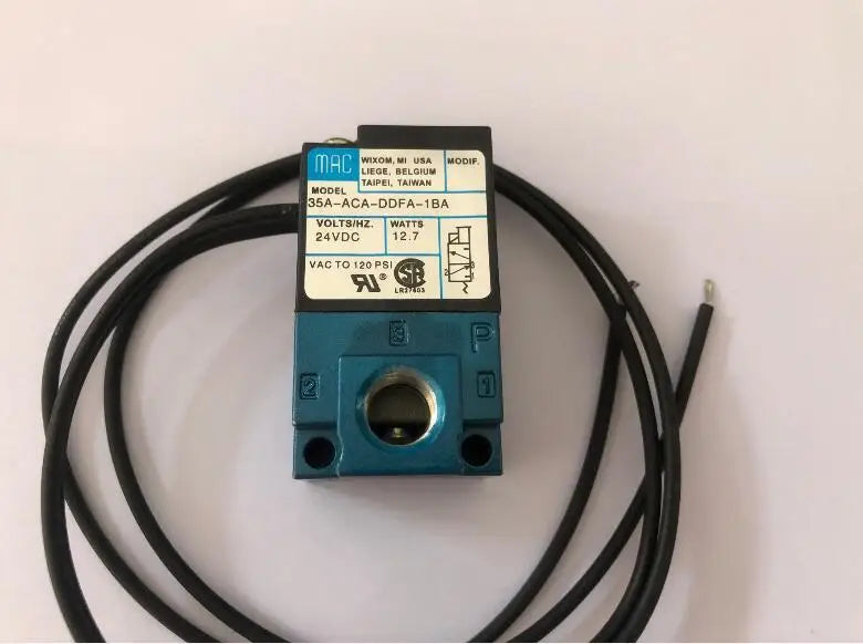 MAC 3 Port Electronic Boost Control Solenoid Valve DC12V 35A-ACA-DDBA-1BA With 6MM Tube Fittings Brass