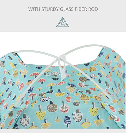 Pet Dog Tent House Floral Print Enclosed Cat Tent Bed Indoor Folding Portable Comfortable Kitten Bed Kennel For Small Pets