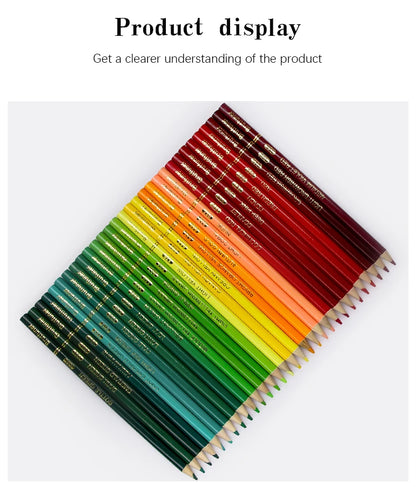 Brutfuner 48/72/120/150/160/180Colors Pencils Professional Oil Wood Soft Watercolor Pencil For School Draw Sketch Art Supplies