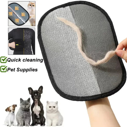 Pet Hair Remover Portable Washable Clothes Hair Dehairing Gloves Pet Cleaning Products Pet Accessories