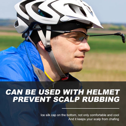 Cycling Cap Breathable Moisture Wicking Running Hiking Motorcycle Elastic Cap Absorbent Quick Dry Under Helmets Thin Hat