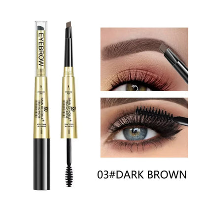 Thin Headed Eyebrow Pencil With Waterproof And Durable Brush Head Contour, Naturally Suitable For Everyone