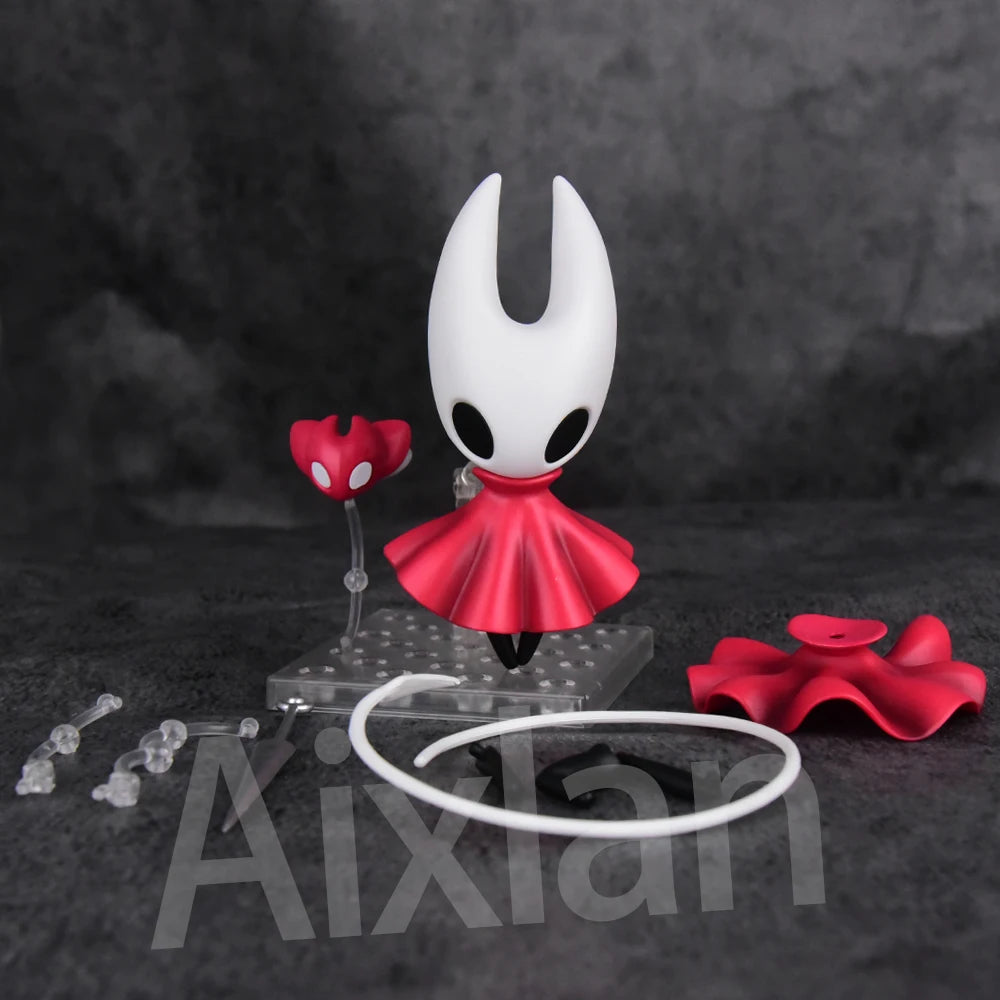 Aixlan 2PCS SET Hollow Knight Figure Cute Edition 10CM Hornet Hollow Knight PVC Action Figure AmineToy Gift Collectible Figurine