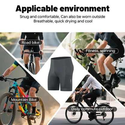 X-TIGER Cycling Shorts 6D Gel Cushioned Cycling Shorts MTB Cycling Briefs Cycling Lounge Pants Yoga Pants Sports Fitness Pants