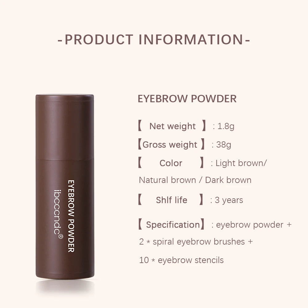 Eyebrow Stamp Waterproof Long Lasting Natural Brow Stamp Shaping Kit Shape Brow Stamp Contouring Stick Hairline 3Colors