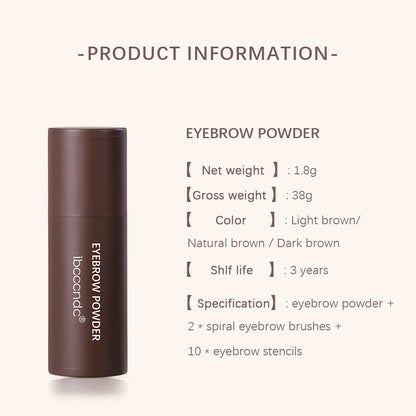 Eyebrow Stamp Waterproof Long Lasting Natural Brow Stamp Shaping Kit Shape Brow Stamp Contouring Stick Hairline 3Colors