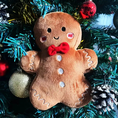 17cm Kawaii Gingerbread Man Plush Toys Exquisite Christmas Party Decorations Atmospheric Decoration Festival Gifts For Friends