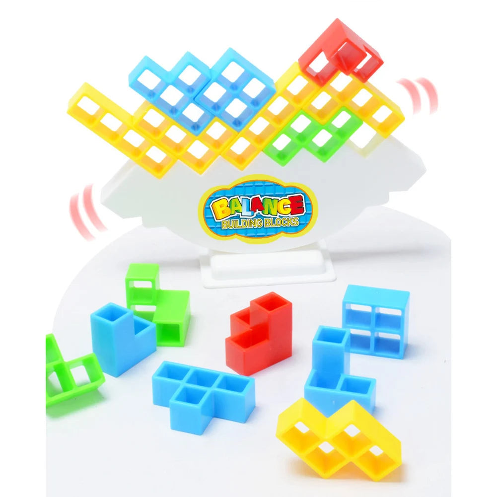 Stacking Game Dinosaur building blocks party game toy Stacked High Tetris Block Desktop Balance Block Stacked Puzzle Board Game