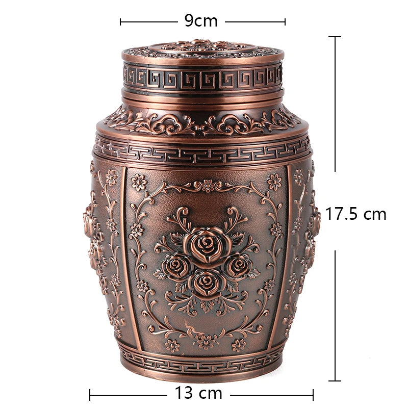 Metal Cremation Urns for Human Ashes, Coffin Box, Pet Memorial, Keepsake Urns, Small Animal Urn, Funeral