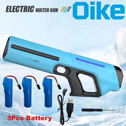 Electric Water Gun Toy for Adults Powerful Automatic Suction Water Blaster Summer Gift Beach Pool Garden Game Outdoor Fun Toy