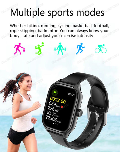 Smart Watch For Android IOS Watches 1.83inch HD Display Bluetooth Call Message Alert Music Sports Mode Smartwatch Men Women Gift