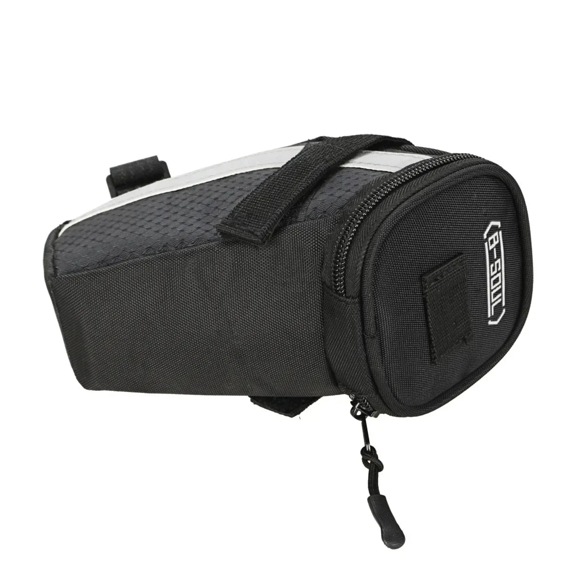 B SOUL Bike Saddle Bag 1L Small Storage Black Cycling Seat Tail Rear Pouch Bag Accessory Kit Tool Reflective Cycling Accessories