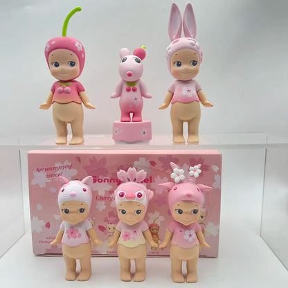 Sonny Angel Cherry Blossom Series Pink Blind Box Toys Anime Action Figure Model Original Ornament Children's Birthday Gifts