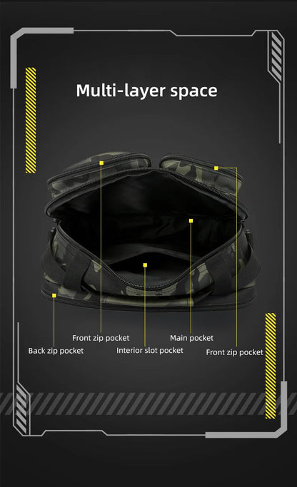 Trekking Tactical Handbags Shoulder Bag Camping for Man Hiking Travel Climbing Fishing Sling Crossbody Outdoor Weekend Molle Bag