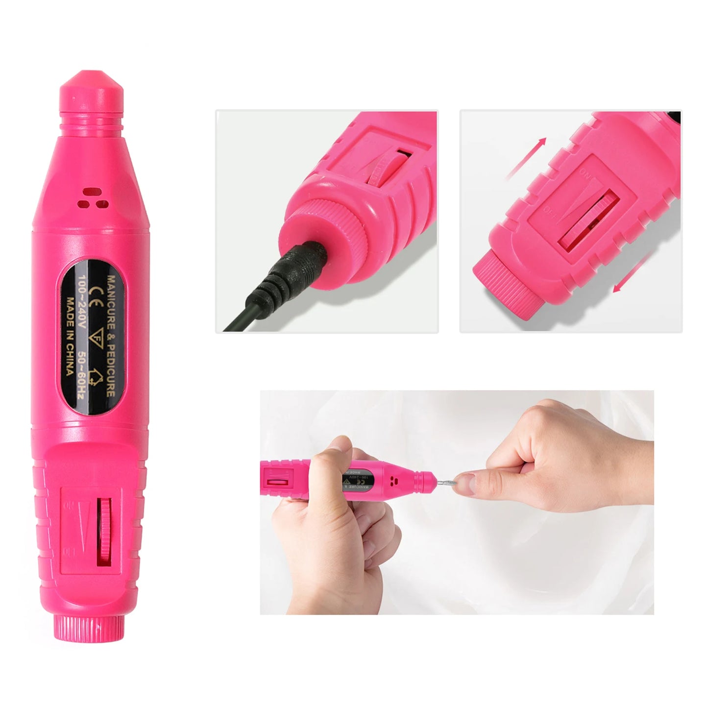 YIKOOLIN 13-in-1 UV LED Lamp Professional Nail Tool Set With UV/LED Nail Lamp 20000RPM Lectric Drill Machine Kit For Beginners