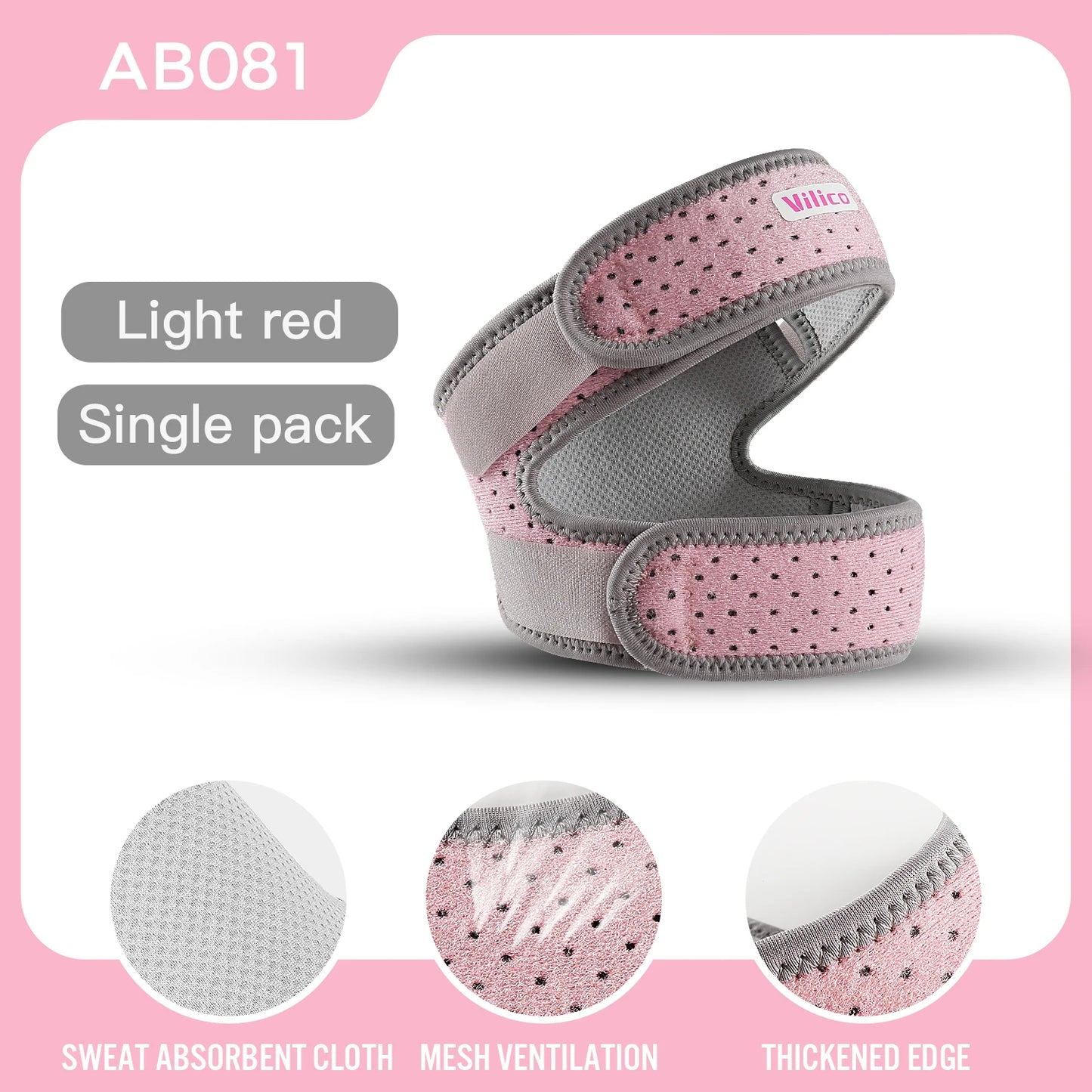 1Pcs Band Strap,Adjustable Iliotibial, Knee,Thigh, Hip & ITB Syndrome Compression Wrap Support,Breathable Patellar Tendonitis