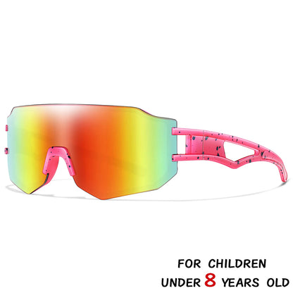 3-8 Years Old Boys And Girls Riding Outdoor Sports Kids Cycling Sunglasses UV400 Children Camping Goggles Fishing Bike Eyewear