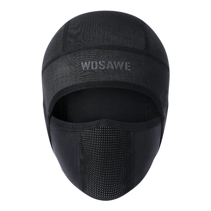 WOSAWE Sports Helmet Liner Ice Silk Hat Breathable Windproof Sports Balaclava Summer Headwear Motorcross Face Mask Cycling Cap