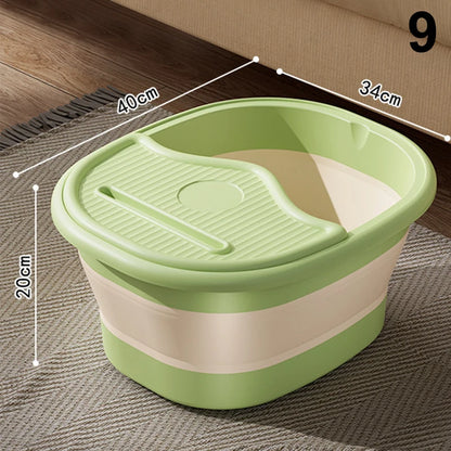 1Pcs Foldable Home Foot Bath Bucket Portable Foot Soak Foot Tub Massage Foot Wash Leisure Health Bucket Foot Bath Basin
