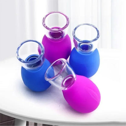 Silicone Cupping Massage Cup For Body Face Neck Eye Massager Vacuum Tank Body Facial Care, Anti-aging Beauty Tool