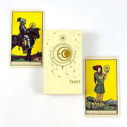 Tarot Cards Deck 78Pcs For Easy Beginners Fate Fortune Telling Divination Party Tabletop Board Game ,Creative Small Gifts