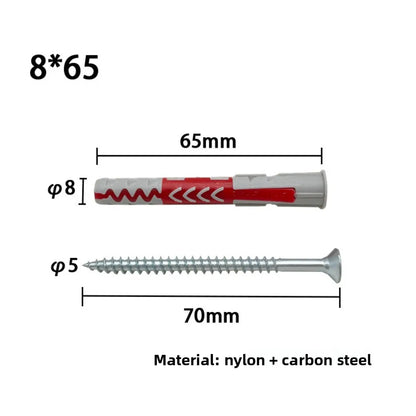 Dual-Color Expansion Screws – Wall Anchors for Hollow Bricks Foam Walls & Aerated Blocks | Home & Engineering Expansion Bolts
