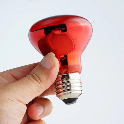 E27 Poultry Heating Bulb 25W-100W Infrared Insulation Heating For Reptiles Plants Amphibians Pets Livestock Lamp Tools